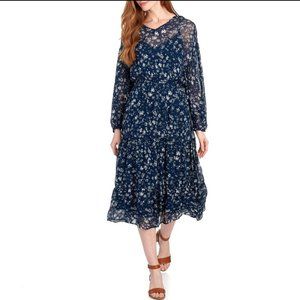 Free People Wallflower Midi Dress Size L